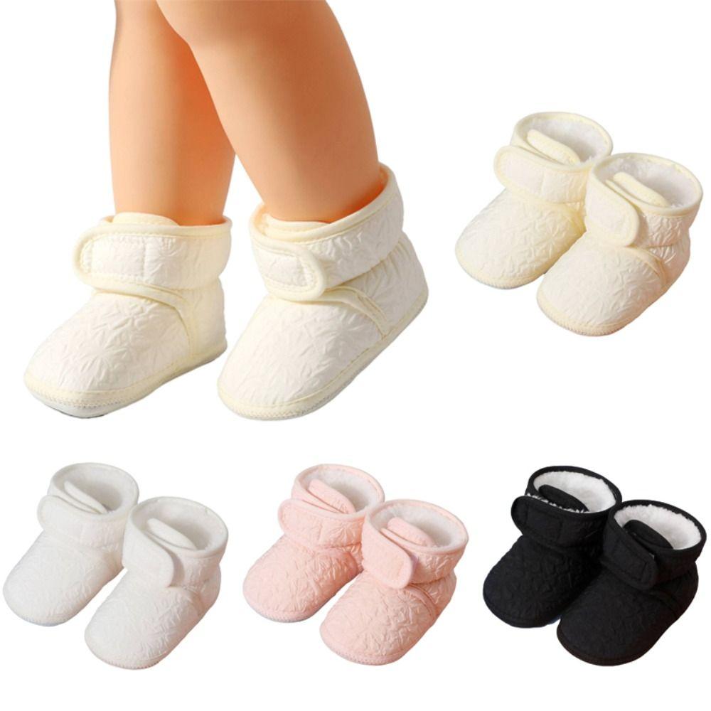 Soft Baby Winter Ankle Boots Warm Newborn Walking Shoes Fashion Girls Boys Snow Shoes Toddler