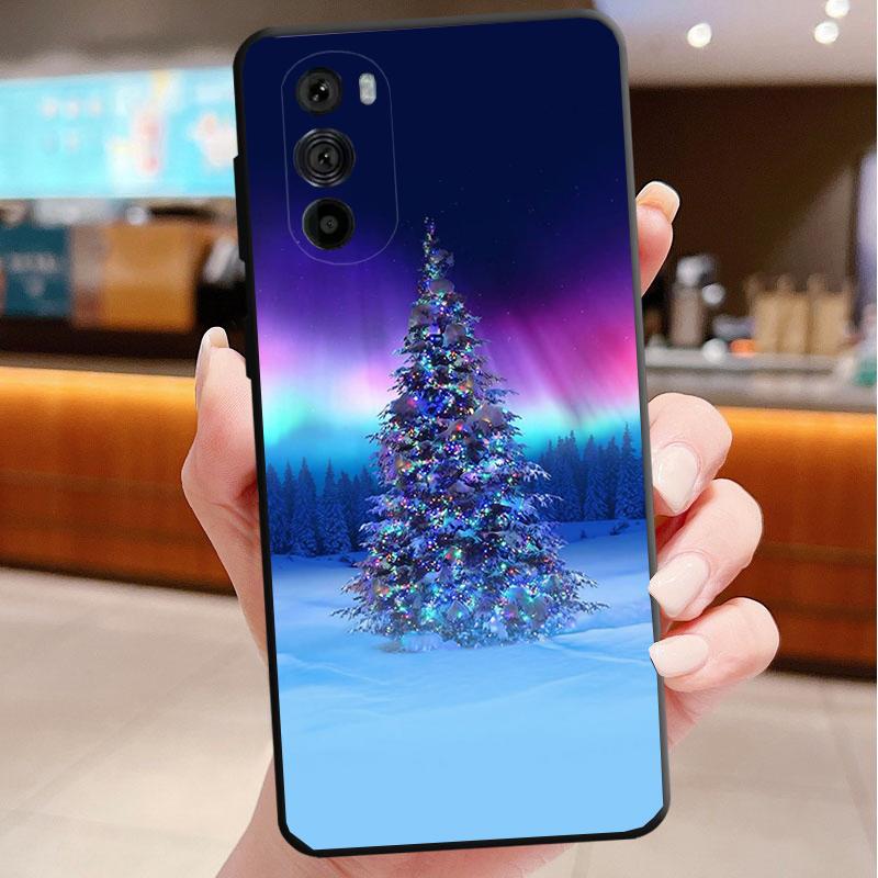 Merry Christmas Tree Funda Phone Case For Motorola Edge 50 40 Pro 60 50 40 30 Ultra Neo Fusion Moto G Play G Stylus G Power G