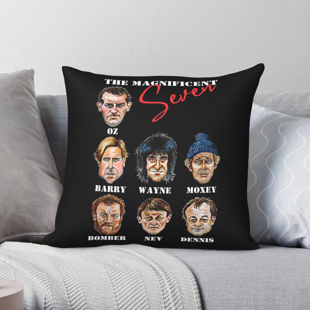 The Magnificent Seven Film Square Pillowcase Polyester Linen Velvet Printed Zip Decorative Car Cushion Cover
