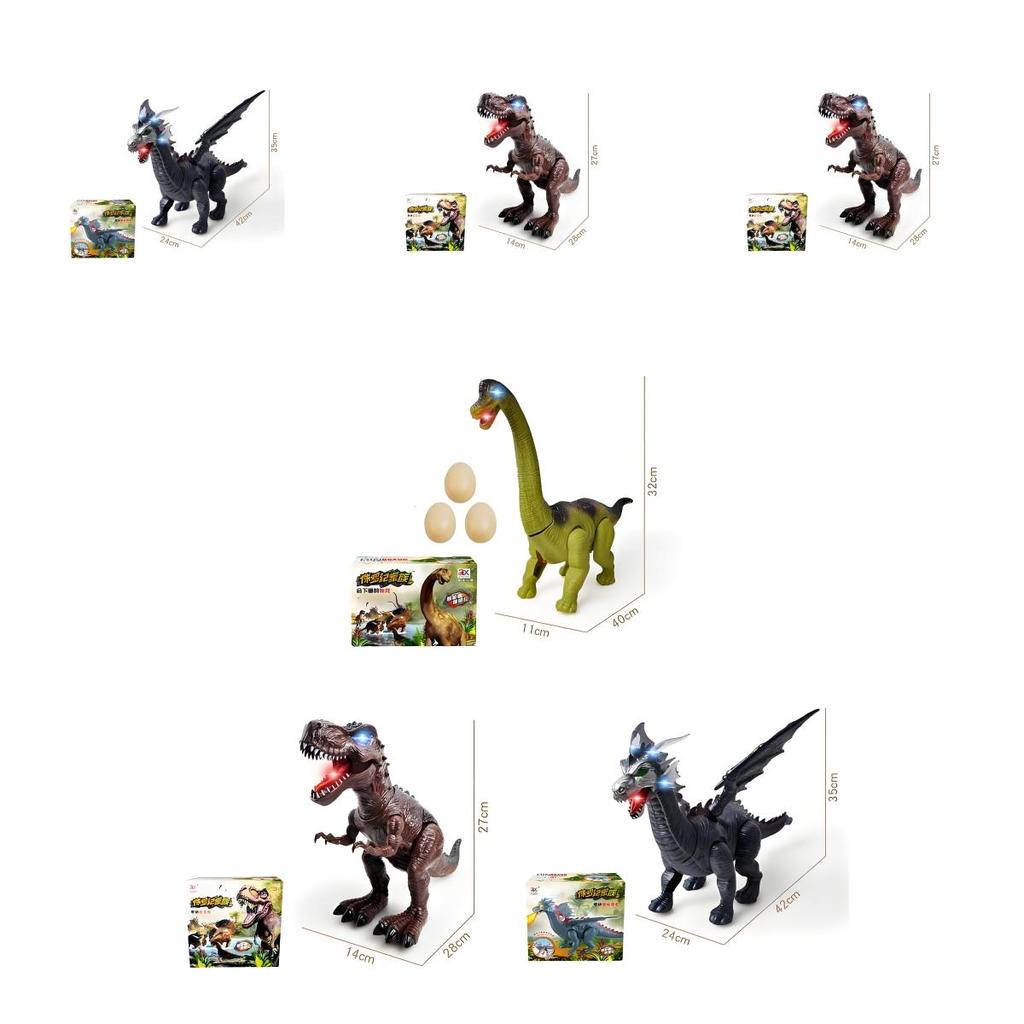 Kinderspielzeug Dinosaurier Modell Mit Lichtern Für Entwicklung Und Interaktives Spiel