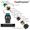 Road Passion Motorcycle Starter Relay Solenoid Kawasaki EJ650 W650 2000-2002 ER650 ER-6N EX650 Ninja