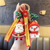 Decoration Small Pendant Santa  Key Fob Christmas Keychain Bag Charm Key Chain Car Key Ring