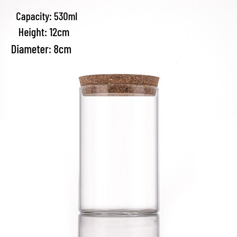 High Borosilicate Glass Spice and Seasoning Storage Jars - Sealed Kitchen Containers