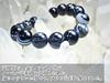 Kanaishi for warding off evil and fulfilling 14mm Tiered Eye Extra Eye Bracelet for Men and Women AAA Crushed approximately 20cm men with large
