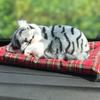 Lovely Plush Kittens Doll Toy Home Decoration Car-Styling Car Ornaments Cute Simulation Sleeping Cats Dashboard Decoration