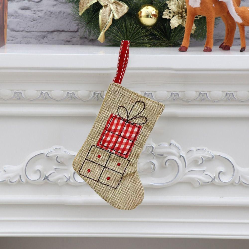 Hanging Christmas Gift Bag Decorative Christmas Decoration New Year
