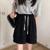 Women's High-Waisted A-line Casual Sports Shorts - Petite, Loose-Fit, Trendy Summer Style