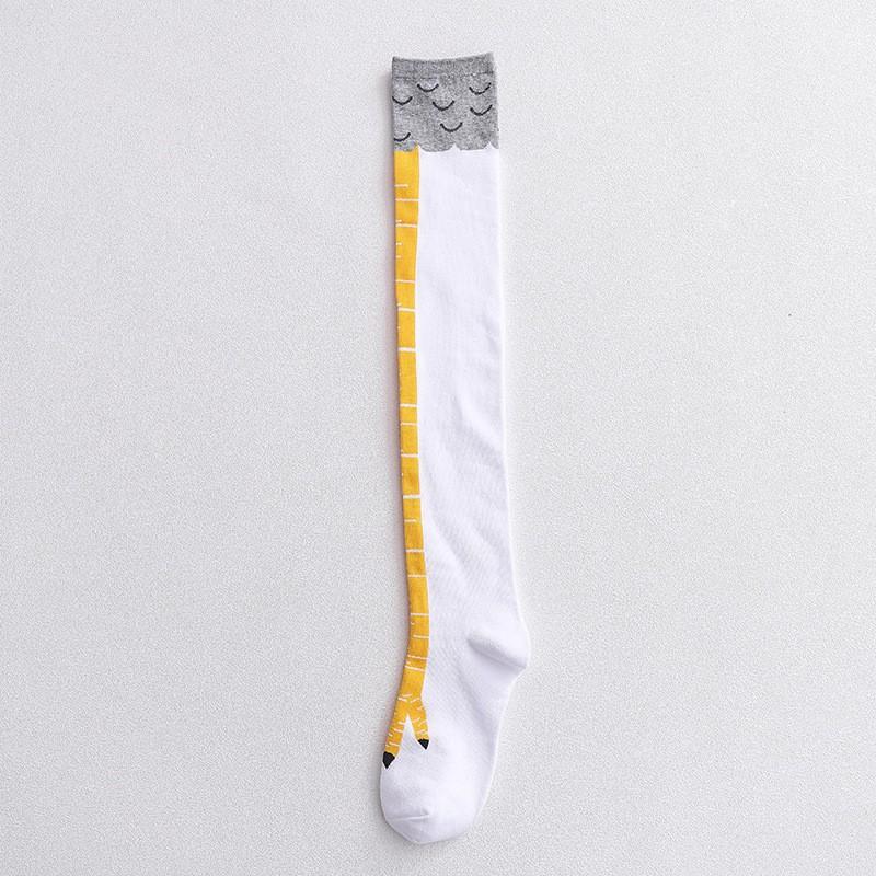 Women's Trendy Chicken Feet Socks, Fitness and Sports Casual Socks, Funny and Slimming Legs