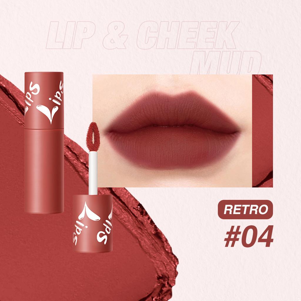 Velvet Matte Lip Stain | Long-wear Smudge-proof Lipstick | Highly Pigmented Gloss for Daily or Party