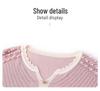 Stylish Summer Knit Top for Middle-Aged & Elderly Women - Loose Short Sleeve T-shirt