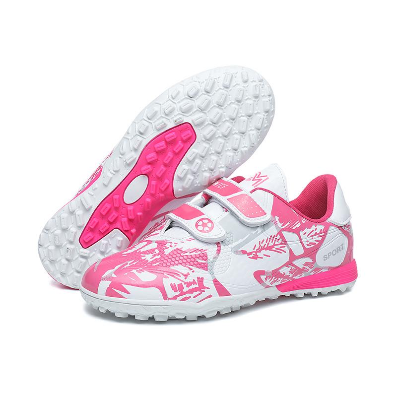Kids Soccer Shoes Society TF/FG School Football Boots Cleats Grass Sneakers Boy Girl Outdoor Athletic Training Sports Footwear