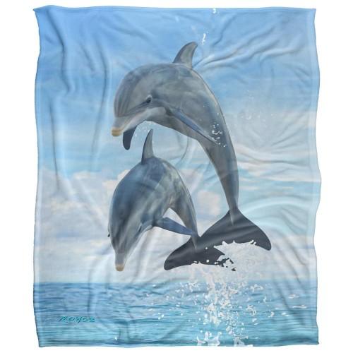 Royce McClure Seidige Delfin-Pullover Superweiche Decke