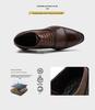 Men's Pointed Toe British Style Leather Loafers - Casual, Office, Teacher, Wedding Shoes