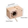 1pc Wood Bird Breeding Box Bird House Nest Parrot Breeding Decorative Cages Pet Accessories Home Balcony Decoration