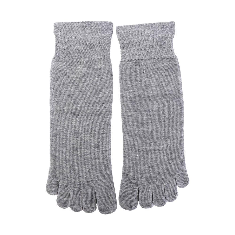 No Show Socks Business Men Short Socks Protect Ankle Solid Color Ankle Socks Five Fingers Socks Men S Split Toe Sock Toe Socks 35-39 серый