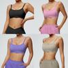 Nude Sports Bra With Removable Pads For Yoga And Running Enthusiasts