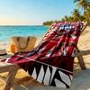 Bayern Munich Customize Your Name Beach Towel Quick-Dry Soft Microfiber Suitable for Sports Travel Swimming Yoga Bathroom Beach And Pool