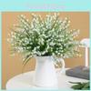Convallaria Majalis Of The Valley Artificial Flowers Bouquet For Home Office Greenery
