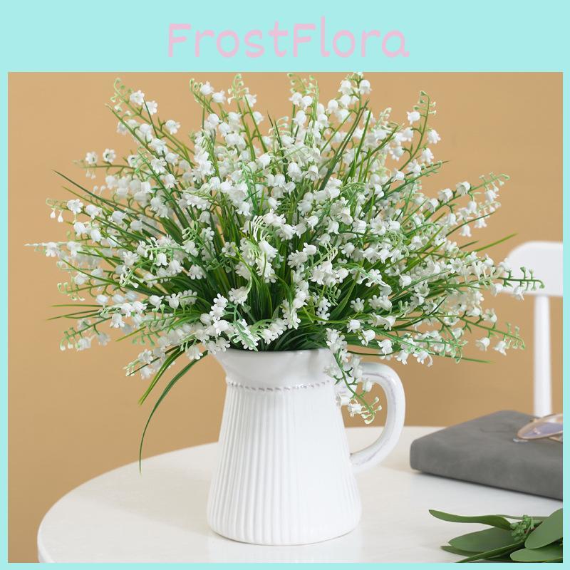 Convallaria Majalis Of The Valley Artificial Flowers Bouquet For Home Office Greenery