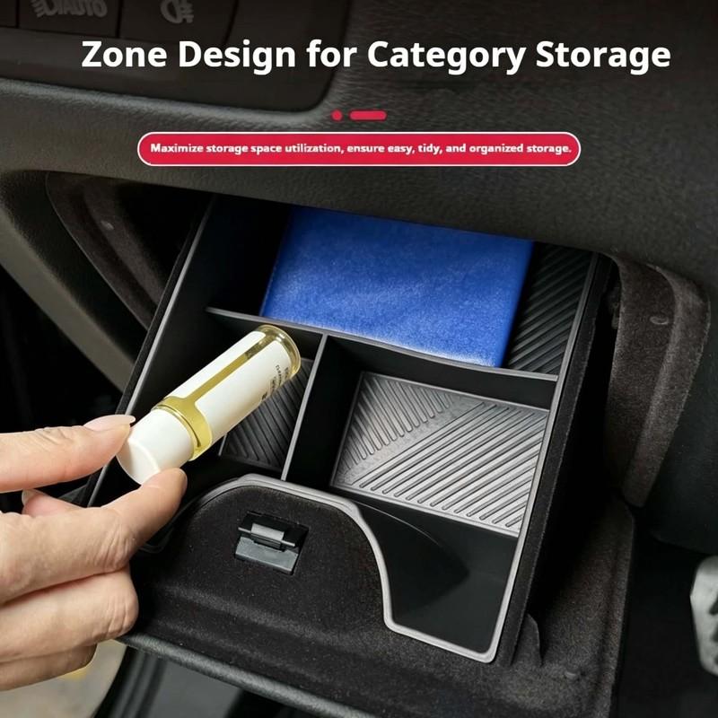 For BMW X5 G05 -2026 Car Driver's side storage compartment with silicone interior decorative storage items