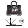 Hybrid Stand Case for Samsung Galaxy Tab A8 10.5 SM-X200 X205 X207 Armor Cover With Rotating Portable Handle Grip Shoulder Strap
