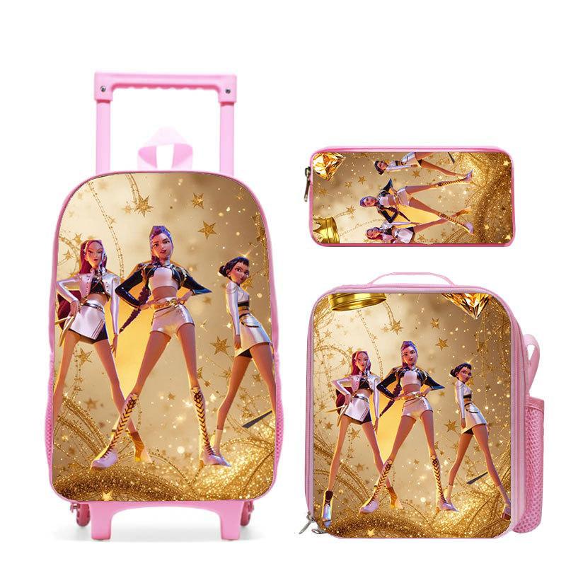 Kpop Witch Hunter Girl Group Schoolbag High Definition Printing Casual Crossing Border Lightweight Tie Rod Backpack One Piece Hair