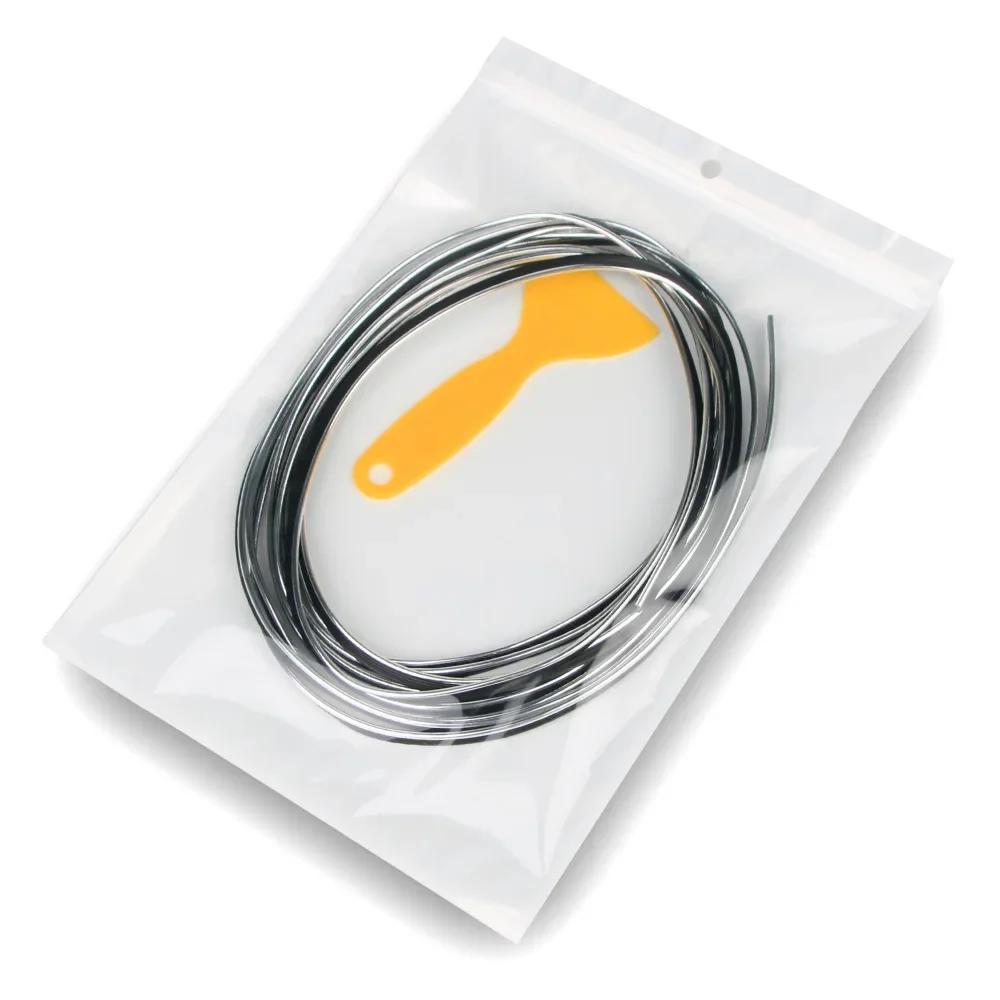 

Car Moulding Trim Strips DIY Flexible Anti Scratch Lines 5m Decoration Strip Dashboard Car-styling Accessories 202 For A Set