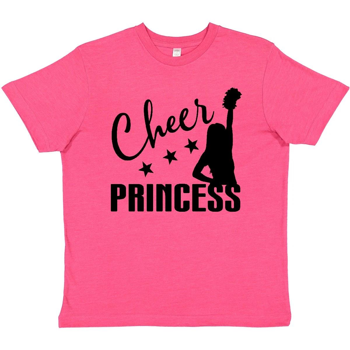 Inktastic Cheer Princess Cheerleading Youth T-Shirt Cheerleader Tee Kids Child 160