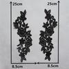 Diy Lace Polyester Pair Collar Lace, Embroidered False Collar Lace, Patch Sticker, Decorative Fabric Lace Sticker