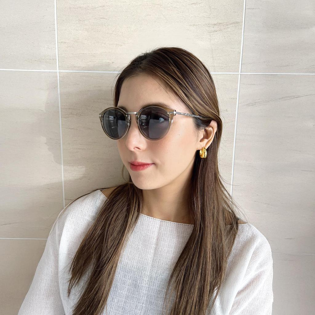 [Bunnywalk] Polarized Sunglasses BW-028 BW-0282C Matte Black HC-BROWN Pop-up Lens