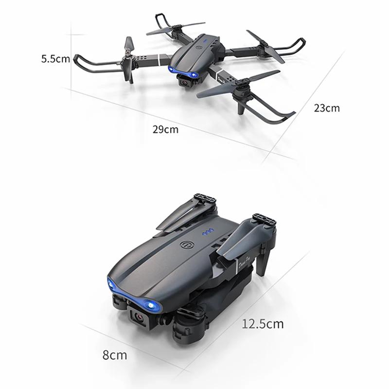 Foldable Mini E99Pro RC Helicopter with 5G WiFi FPV 4K Dual HD Camera Height Hold Wide Angle Professional Drone