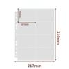 A4 Photocard Binder Sheets Transparent PP Acid Free Photo Album Refill Pages Multiple Pockets Sleeve Card Stamp Die
