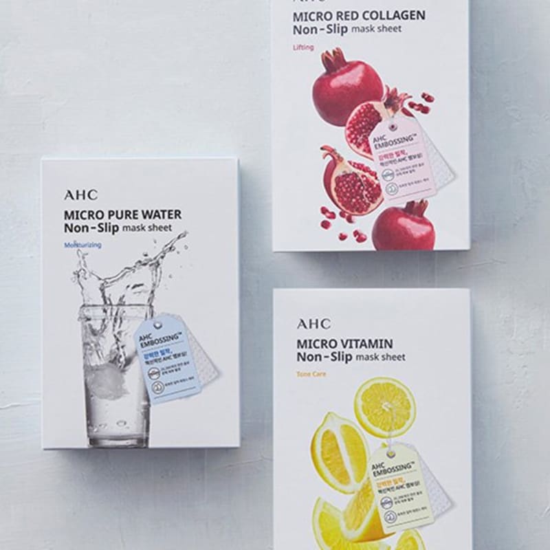 

[AHC] Микроадгезивная маска 10 штук 4 вида (Выберите 1) Red Collagen 10 sheets