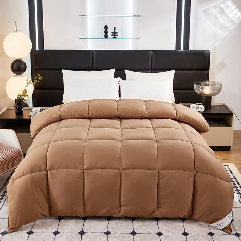 Hotel Style Soy Fibre Goose Down Duvet Bed Velvet Comforter Soft Winter Duvet Very Warm  Quilts Blanket Hotel