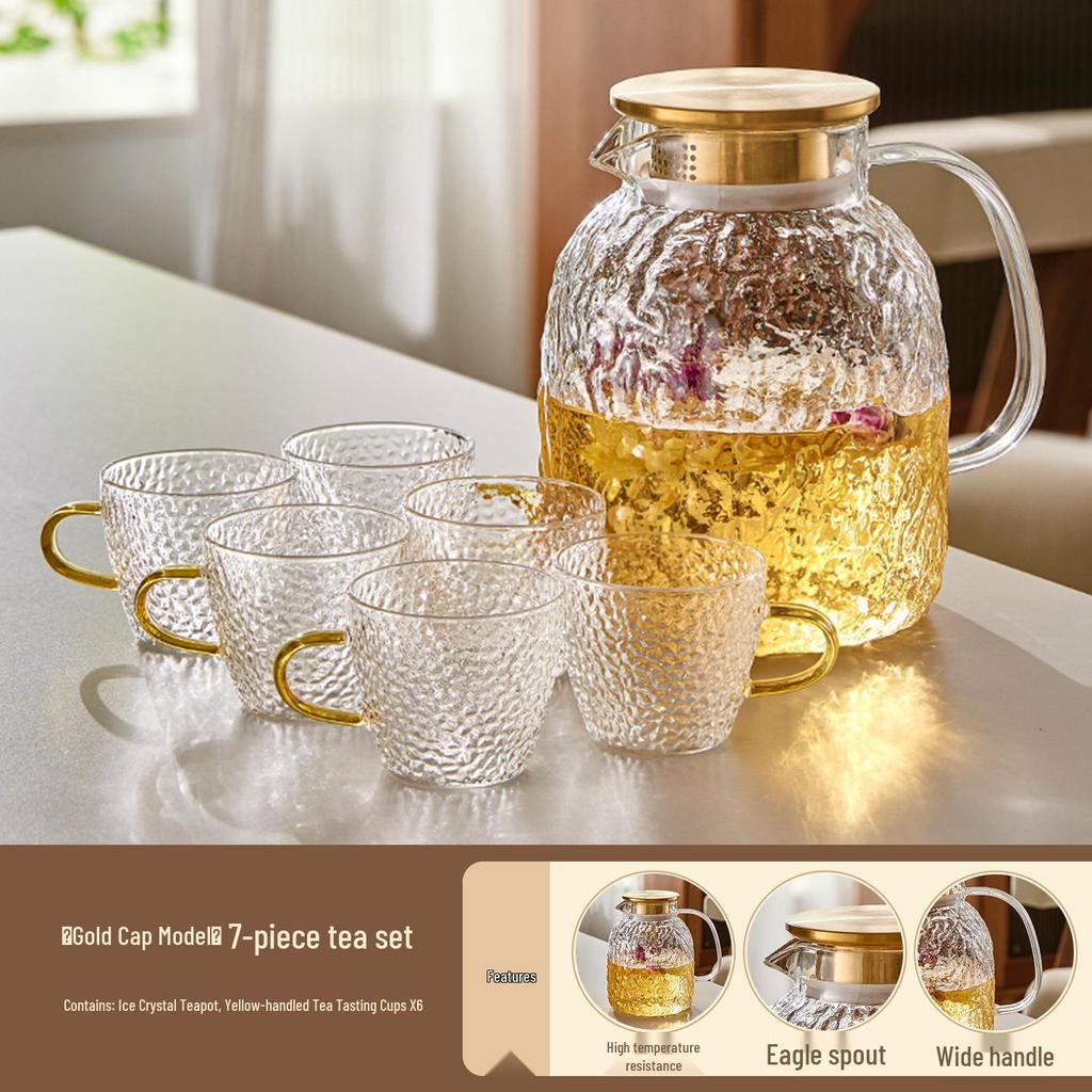 High-Temperature Resistant Glass Kettle Set for Tea and Cold Water Storage