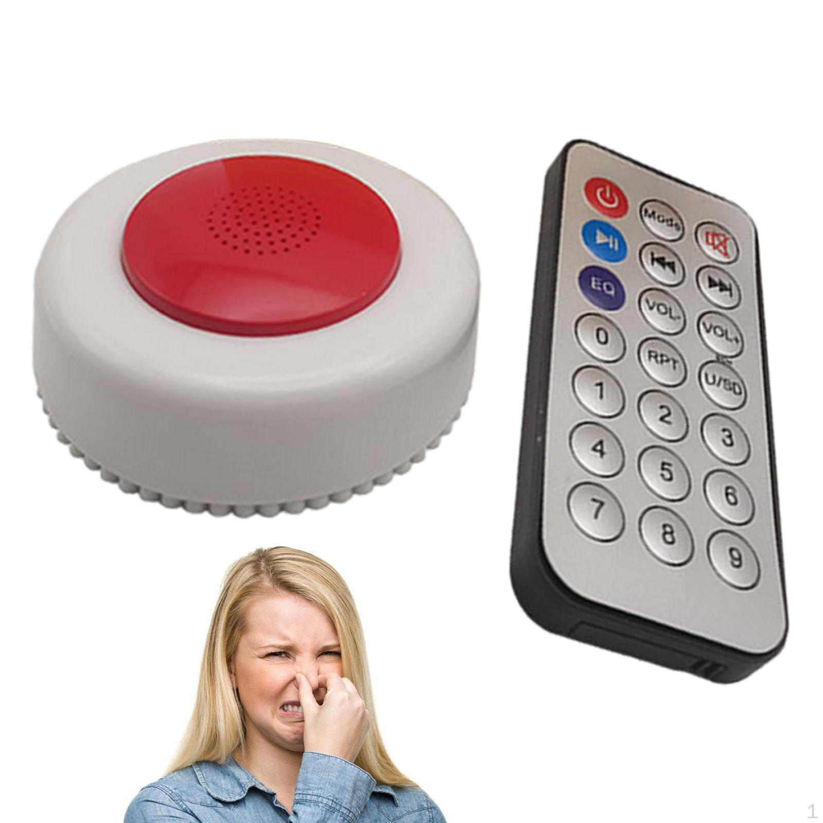 

Управляемая пукающая машина для детей, подарочный реквизит для шуток, звуковые пукающие игрушки для домашней вечеринки White Round