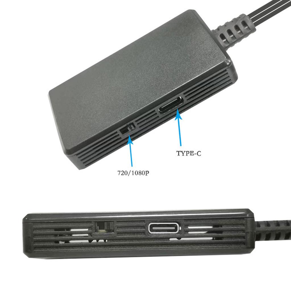 Composite Video Sound To HDTV Converters Box Supports Pals NTSC Format For Projectors Monitors 360 N64 VCR DVDs Players
