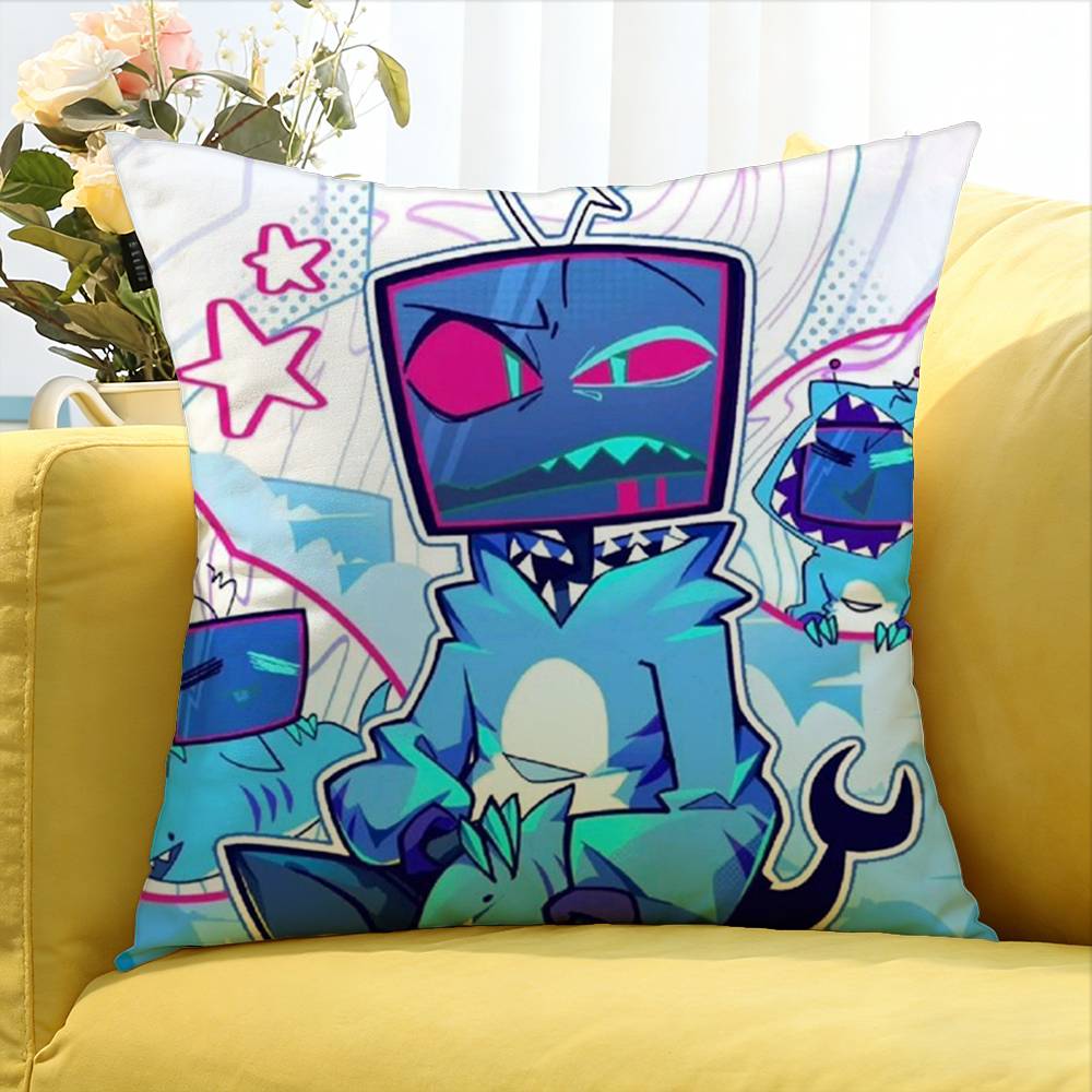 H-Hazbin Vox H-Hotel Trust Us Various Sizes Square Pillow Case For Car Home Bedchamber Decor