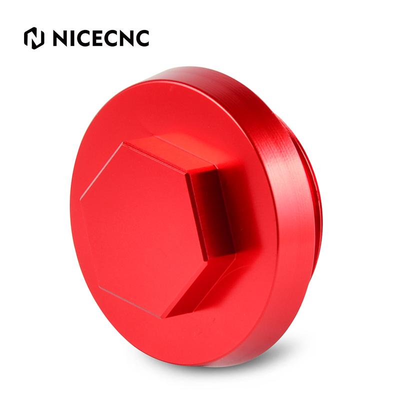 NICECNC For Honda CRF230F 2003-2019 Motorcycle Aluminum Tappet Adjustment Hole Cap For Honda CRF150F 2003-2005 12361-KPS-900