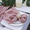 Decorative Table Napkins Rustic Cloth Napkin Solid Color Cotton 18 x Inch Washable Dinner Napkin for Home Wedding Bridal Shower Baby Decor