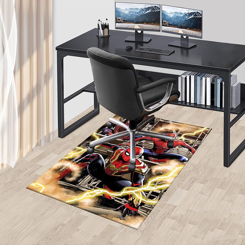 Spiderman Web Heroes Carpet For Playroom Bedroom Living Room Sofa Home Decorkids Game Area Rug Nonslip Floor Mat