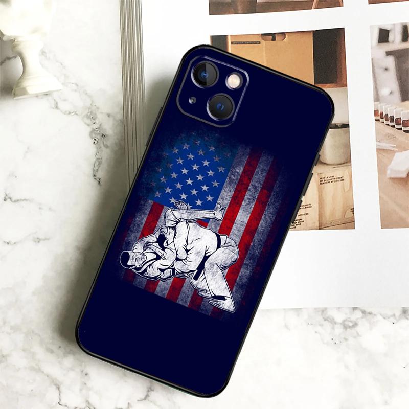 BJJ Brazilian Jiu Jitsu Case For iPhone 15 16 11 12 13 14 Pro Max 7 8 Plus XR X XS Max 12 13 Mini Back Cover