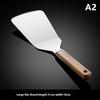 Stainless Steel Cake Spatula With Wooden Handle Cheese Shove Pizza Shovel Spatula For Cake Pizaa Baking Spatula Baking Tools