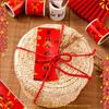 50PCS Best Wishes Packaging Box Sealing Labels Red White Blessing Sticker Wrapping Decals  Gift