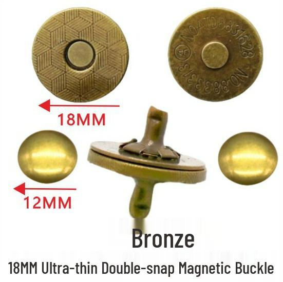 Ultra-Thin 18mm Magnetic Snap Button, Luggage Rivet, 14mm Magnetic Buckle