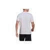 adidas Tricou Sport cu Mânecă Scurtă și Gât Rotund Imprimat Bărbați Topuri Alb GL3262