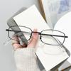 Vintage Metal Square Frame Myopia Glasses for Women Men Unisex Blue Light Blocking Computer Glasses Fashion Eyewear -1.0 To -4.0