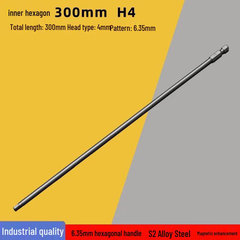 

Long Magnetic Hex Screwdriver Bit