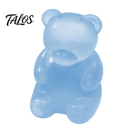 Talos Bear Shape Stress Relief Toy, Soft Elastic Sensory Fidget High Density Durable TPR Ball, Portable Pinch Toy for Kids Adults Desktop Decor