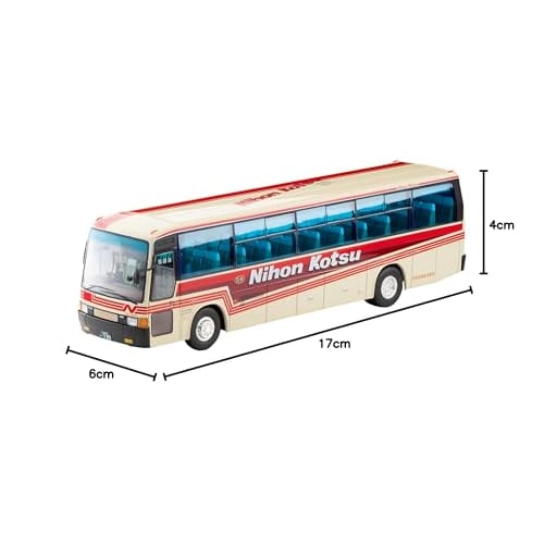 Tomytec Tomica Limited Vintage Neo LV-N300c Mitsubishi Fuso Aero Bus (Nihon Kotsu) Completed Model